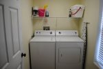Keep Towels and Suits Fresh during your stay with the Full Size Washer and Dryer